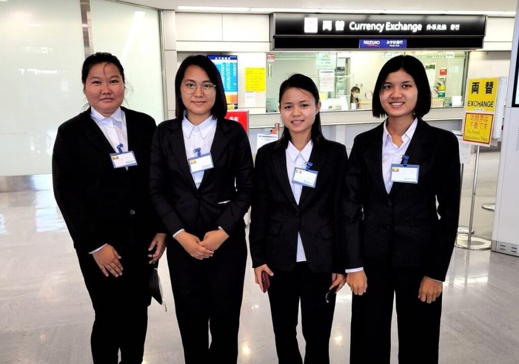 6/25.6/27　介護職種企業のミャンマー人実習生が入国しました