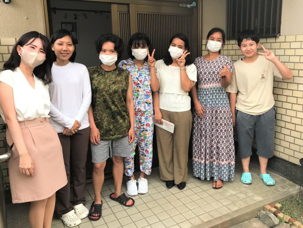 福岡県の介護職種にミャンマー人実習生が配属しました