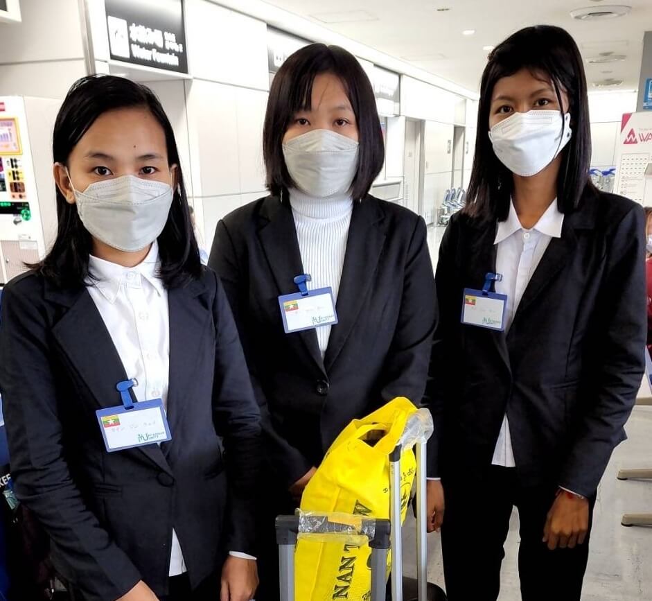神奈川県の介護職種のミャンマー人実習生が入国…