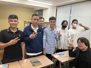 福岡市博多区の講習施設で配属前面談を行いました