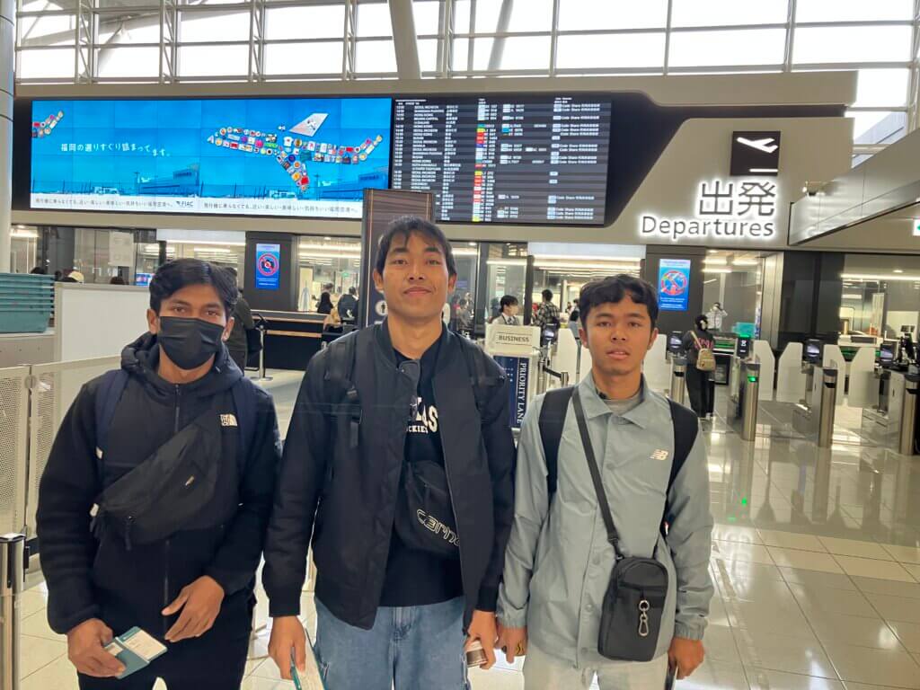 実習を修了し帰国しました（インドネシア人技能実習生）